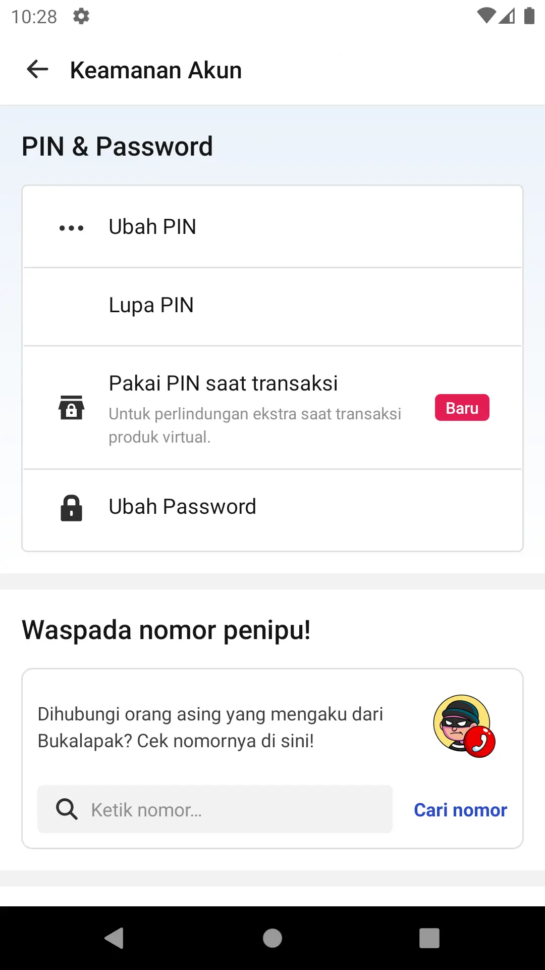 Mitra Account Security Enhancement screenshot 1