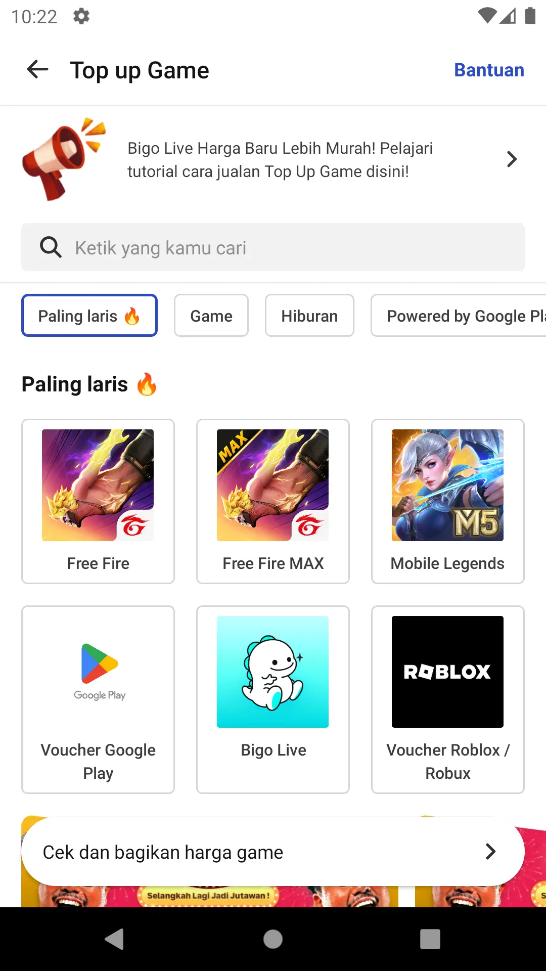 Mitra Game Voucher Landing Revamp screenshot 1